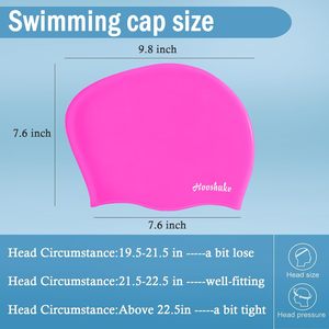 Gorro <span class=keywords><strong>de</strong></span> Natación <span class=keywords><strong>de</strong></span> Silicona <span class=keywords><strong>de</strong></span> Alta Calidad, Cómodo, Suave y Duradero, Protege Eficazmente el Cabello y las Orejas, Disponible en Varios Colores - Product Image 5