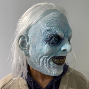 <span class=keywords><strong>Maschera</strong></span> Demoniaca Spaventosa <span class=keywords><strong>con</strong></span> Capelli Bianchi a Prezzo di Fabbrica, Accessorio per Costume <span class=keywords><strong>Horror</strong></span> per Adulti, Halloween, Cosplay e Feste in <span class=keywords><strong>Maschera</strong></span> - Product Image 5