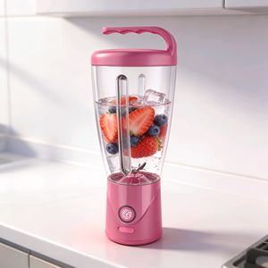 Blender portable 1000 ml, blender personnel rechargeable par USB pour les smoothies et les milkshakes, blender de voyage sans BPA pour la maison/la salle de sport/le bureau - Product Image 1