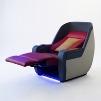 Siège de bateau marin high-tech série Sea Dragon avec porte-gobelet réfrigérant, charge sans fil et table rotative à 360 degrés pour yacht