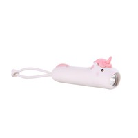 Senter LED Desain Kartun Silikon Hewan dengan Baterai Terpasang Pengisian Daya USB Lampu Malam Mini untuk Anak-anak Penggunaan Rumah Tangga Portabel