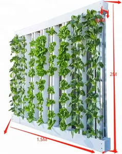 Complete Vertical Garden System Decorative Wall Panels Hydroponic System