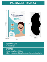 HODAF Fabrication chinoise Original Blackhead Remover Bande de nez Produit de beauté et de soins personnels-Bandes de pores noires