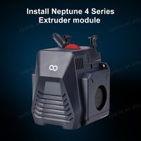 Neptune 4/Pro/Plus/Max pencetak 3D cetakan berlapis nano baja keras gigi ekstruder terintegrasi CNC Kit gigi yang tepat