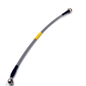 3.2mm AN -3 3AN AN3 PTFE Tressé En Acier Inoxydable huile De Frein de Ligne de Tuyau De carburant de carburant E85 Racing moto conduite de frein