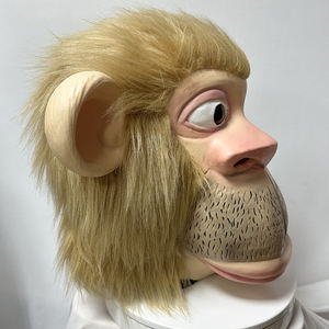 ปรับแต่งหน้ากากลิงน่ารักแบบเต็มหัวสัตว์ปากใหญ่คอสเพลย์คอสเพลย์ยางตลกงานคาร์นิวัลงานปาร์ตี้ - Product Image 4