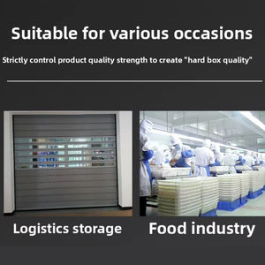 Hongfa Volet roulant motorisé à l'épreuve des ouragans Sécurité électrique Surface finie <span class=keywords><strong>Garage</strong></span> automatique <span class=keywords><strong>Porte</strong></span> à volet roulant en acier - Product Image 2