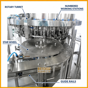 Ligne de production de boissons gazeuses automatique de qualité industrielle 15000 BPH, solution d'embouteillage à haut rendement en SUS304 pour canettes et bouteilles en plastique - Product Image 6