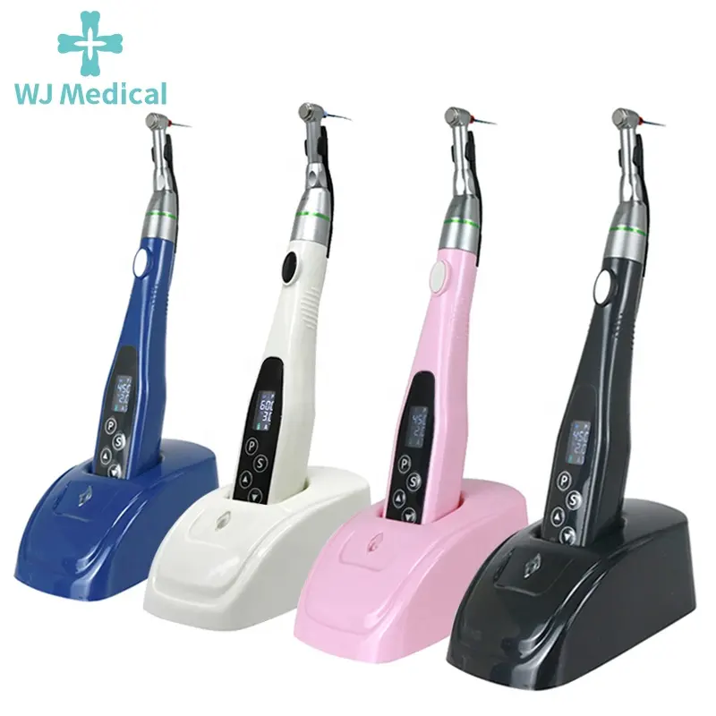 Dental Endomotor With 16:1 Contra Angle Handpiece and LED Lamp Sets Dentist Root Canal Therapy Equipment Endo Motor Machine