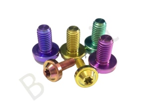 Blue Anodized Zinc Plated Metric Titanium Hex Socket <b>Screws</b> <b>M2</b> Fine Thread for CNC Machinery Equipment - Product Image 5