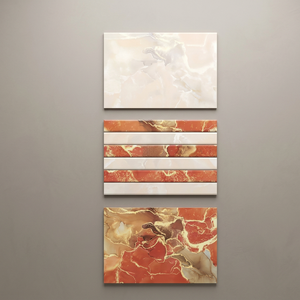 Azulejos de cerámica para interiores de 12x18 DE CALIDAD de diseñador de lujo, decoración de porcelana con acabado brillante mate esmaltado de 300x450mm, precio al por mayor - Product Image 3