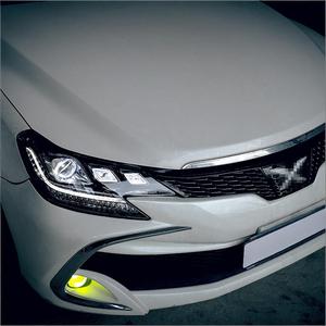 Conjunto de Faros Delanteros Modificados con Luz Diurna LED, Luz de Giro Fluida, Lente Doble, 12V 45W, Faros LED de 12V para Modelos 13-17 - Product Image 3