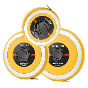 Bte Tay Crank Băng Đo Meter Nhựa Mềm Da 20M 30M 50M Metric Hệ Thống Công Cụ Đo lường Với Sợi Đĩa Cai Trị - Product Image 5