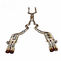   Système d'échappement en titane avec silencieux à soupapes Valvetronic Catback pour M5 F10/M6 F06 F12 F13 S63 4.4TT V8