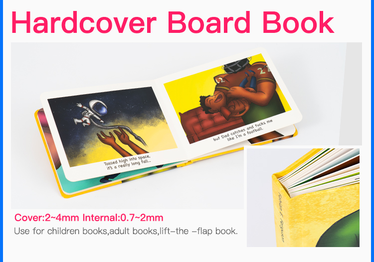 Publishing custom cute board books english children board book printing