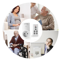 Control remoto inalámbrico Smart Socket Outlet Plug Wall Switch Socket en blanco