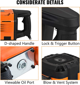 Heiß verkaufter elektrischer Demoledor-Bohr <span class=keywords><strong>hammer</strong></span> 1700w 1850/min Industrieller Abbruch bohrer - Product Image 4