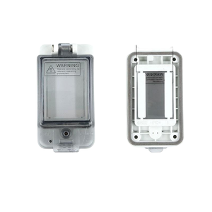 02 Air switch button transparent <b>cover</b>, IP67 transparent ABS PC protective <b>window</b> <b>cover</b>, suitable for distribution box, 2-18 Way - Product Image 4