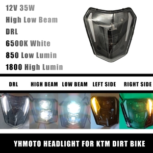 Accesorios para motocicleta, faro delantero con señales LED para <span class=keywords><strong>KTM</strong></span> Enduro SMC R, <span class=keywords><strong>EXC</strong></span>, para <span class=keywords><strong>FREERIDE</strong></span>, 250, 300, 350, 450, 500, 690, - Product Image 2