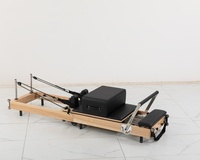 Machine de Pilates pliable en bois de chêne LUMINE, portable, réglable, durable, écologique, entraînement complet à domicile