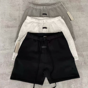 Conjunto de 2 Piezas de Ropa Deportiva para <span class=keywords><strong>Hombre</strong></span>, <span class=keywords><strong>Pantalones</strong></span> <span class=keywords><strong>Cortos</strong></span> de <span class=keywords><strong>Gimnasio</strong></span>, Estilo Urbano Esencial, de Alta Calidad, Transpirables, Lavados, de Felpa Francesa, con Logotipo Personalizado, MOQ Bajo, Económico - Product Image 1