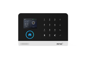 Pgst nhà máy ban đầu Wifi <span class=keywords><strong>GSM</strong></span> Intruder Hệ thống an ninh Loại C phí New UI tuya không dây nhà thông minh báo động với máy dò khói - Product Image 2
