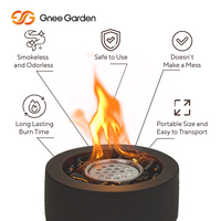 Brasero de table portable en acier Corten de haute qualité pour bois de chauffage et propane, certifié CE