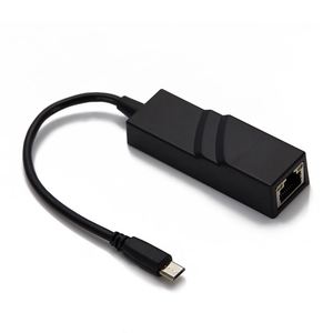 Adaptateur réseau Micro USB 2.0 <span class=keywords><strong>5</strong></span> broches vers <span class=keywords><strong>Ethernet</strong></span> 10/100 Mbps RJ45 pour tablettes - Catégorie de produit : Cartes réseau - Product Image 2