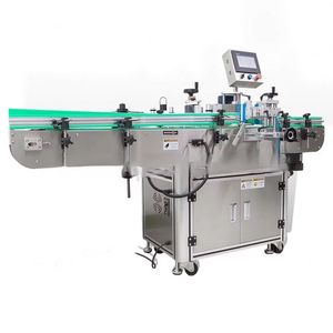 Machine d'étiquetage automatique de bouteilles rondes, haute vitesse, double face, personnalisable, ligne de production d'étiquettes autocollantes, automatique pour bouteilles rondes - Product Image 2
