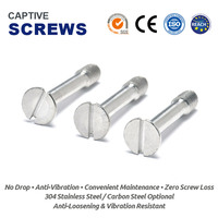 Vis captives à ressort en acier inoxydable M2 M4 M6 M8 M10, vis captives en acier au carbone zingué