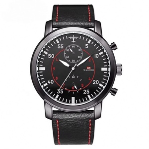 Montre à quartz élégante pour homme OEM ODM avec bracelet en nylon vert, petits cadrans décoratifs, montre-bracelet décontractée pour le sport et les activités de plein air - Product Image 3