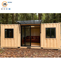 Offre Spéciale : Maison Mobile Modulaire Préfabriquée en Acier à Double Aile Extensible, Bâtiment de Bureau Contemporain Pliable