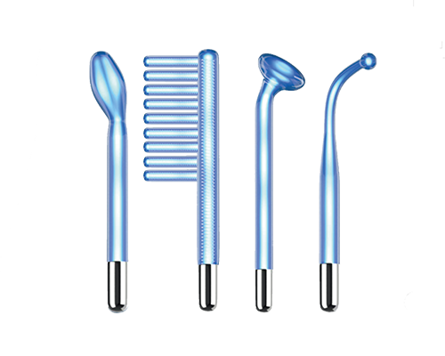 Лидер продаж 2021, неоновый аргоновый газовый электрод Blue Ray D-arsonval Wand, высокочастотный аппарат для лица