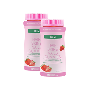 Lifeworth OEM all'ingrosso capelli capelli unghie biotina Gummies per la bellezza delle donne di crescita dei capelli natura Bounty vitamina Gummies per gli adulti - Product Image 1