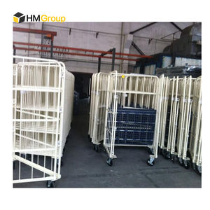 Magazijn Transport Industriële Duurzame Logistieke Opvouwbare Kooi <span class=keywords><strong>Trolley</strong></span> Roll Container - Product Image 1
