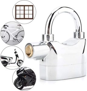 Candado de alarma de seguridad, candado de seguridad universal, impermeable, <span class=keywords><strong>antirrobo</strong></span> <span class=keywords><strong>para</strong></span> motor de puerta, candado de bicicleta - Product Image 2