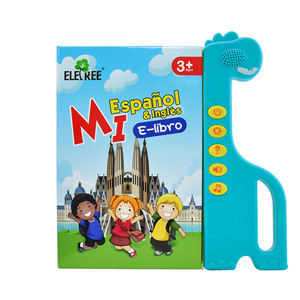 Libro Electrónico Sensorial Fonético del Alfabeto para Bebés, <span class=keywords><strong>Libros</strong></span> <span class=keywords><strong>de</strong></span> Sonido Bilingües en Español e Inglés con Música - Product Image 1