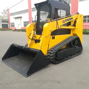 TOSH Skid Steer 4 In 1 Bucket New Skid Steer Loader With Good Condition For Sale