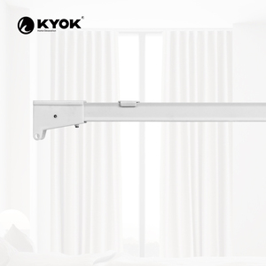 Rail de rideau en plastique blanc KYOK, design minimaliste pour rideaux - Product Image 4