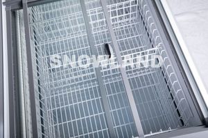 Supermercado Equipo de refrigeración comercial Alimentos congelados Pequeña puerta de vidrio Cofre Isla Nevera Congelador - Product Image 5