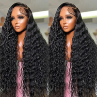 Perruque Full Lace HD sans colle, cheveux humains bruts vietnamiens 12A bouclés, prête à l'emploi quotidienne et pour les fêtes, avec une ligne de cheveux naturelle, douce et rebondissante