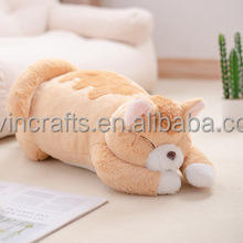 Grazioso Peluche Gatto del Cheshire Giapponese da 35CM, Giocattolo Morbido Imbottito in Cotone PP, Gatto Pigro - Product Image 4