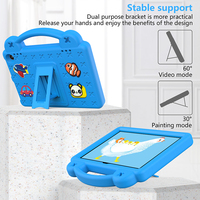 Yeni stil çocuk darbeye Tablet kılıfı Amazon yangın 8 HD 8 2024 2022 2020 EVA köpük kolu katlanır stand karikatür kapak