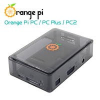 Boîtier transparent noir en ABS pour Orange Pi PC/PC Plus, coque de protection 10x10x10 pour modules et kits électroniques