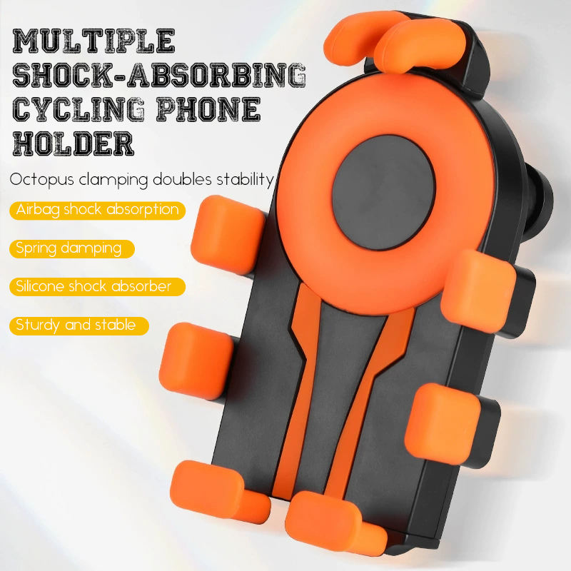 Hongdak Factory Price Universal Shockproof Cycling Anti-Shock Anti-Shake Waterproof Mobile Phone Holder for Motorcycle