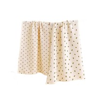 Tissu en mousseline biologique peignée 4 couches, imprimé sur mesure, léger, pour chemises garçons et filles, techniques de tissage oreiller, crêpe, vente en gros