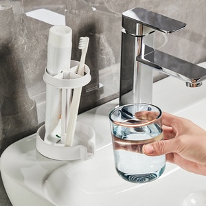Vente en gros de porte-gobelets de voyage portables pour brosse à dents et bain de bouche, accessoires de salle de bain - Product Image 4
