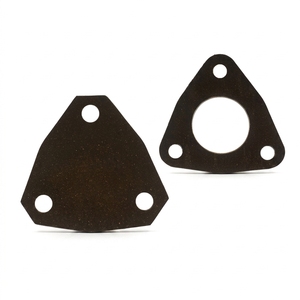 DINGYE Plaque de caoutchouc NBR vulcanisé avec joint triangulaire à 3 trous, résistant à l'huile pour transformateur, OEM ODM, taille personnalisée - Product Image 1