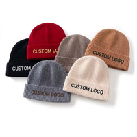 Bonnet en laine mérinos de luxe, tricoté sur mesure, nouveau design, qualité supérieure, pour l'hiver