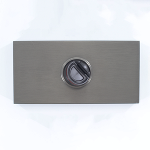 Drain linéaire encastrable invisible <span class=keywords><strong>pour</strong></span> carrelage 20x10cm, gris anthracite brossé, en acier inoxydable 304, anti-odeur, <span class=keywords><strong>pour</strong></span> salle <span class=keywords><strong>de</strong></span> bain - Product Image 4